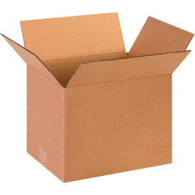 Cardboard Corrugated Boxes, 13"L x 10"W x 10"H, Kraft