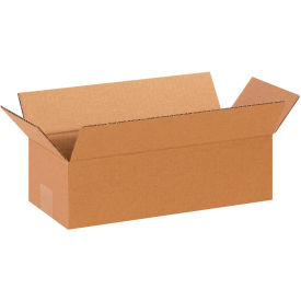 Long Cardboard Corrugated Boxes, 14"L x 6"W x 4"H, Kraft