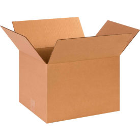 Cardboard Corrugated Boxes, 14"L x 12"W x 10"H, Kraft