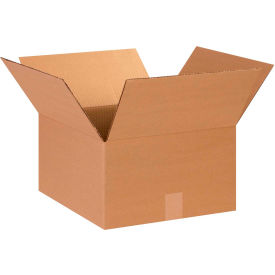 Cardboard Corrugated Boxes, 14"L x 14"W x 8"H, Kraft
