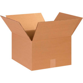Cardboard Corrugated Boxes, 14"L x 14"W x 9"H, Kraft