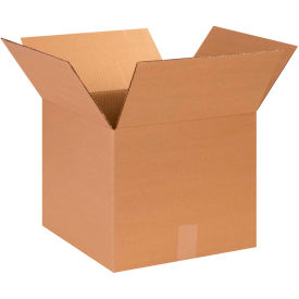 Cardboard Corrugated Boxes, 14"L x 14"W x 12"H, Kraft