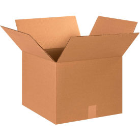 Cardboard Corrugated Boxes, 15"L x 15"W x 12"H, Kraft