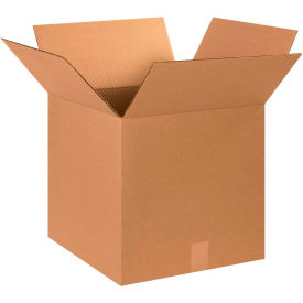 Cube Cardboard Corrugated Boxes, 15"L x 15"W x 15"H, Kraft