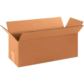 Long Cardboard Corrugated Boxes, 16"L x 6"W x 6"H, Kraft