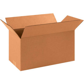 Long Cardboard Corrugated Boxes, 16"L x 8"W x 8"H, Kraft