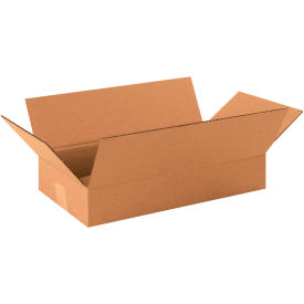 Long Cardboard Corrugated Boxes, 16"L x 9"W x 3"H, Kraft