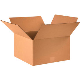 Cardboard Corrugated Boxes, 16"L x 16"W x 9"H, Kraft