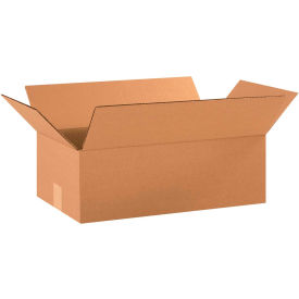 Cardboard Corrugated Boxes, 18"L x 10"W x 6"H, Kraft