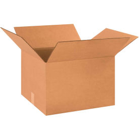 Cardboard Corrugated Boxes, 18"L x 16"W x 12"H, Kraft