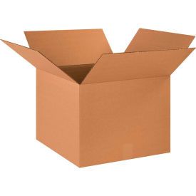 Cardboard Corrugated Boxes, 18"L x 18"W x 14"H, Kraft