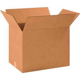 Cardboard Corrugated Boxes, 18-1/2"L x 12-1/2"W x 14"H, Kraft