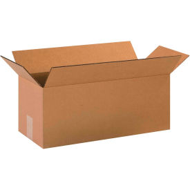 Long Cardboard Corrugated Boxes, 20"L x 8"W x 8"H, Kraft