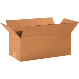 Long Cardboard Corrugated Boxes, 20"L x 10"W x 8"H, Kraft