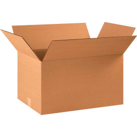 Cardboard Corrugated Boxes, 22"L x 14"W x 12"H, Kraft