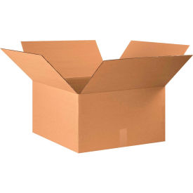 Cardboard Corrugated Boxes, 22"L x 22"W x 12"H, Kraft