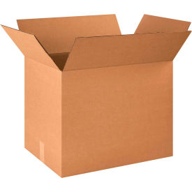 Cardboard Corrugated Boxes, 23"L x 16"W x 18-5/8"H, Kraft