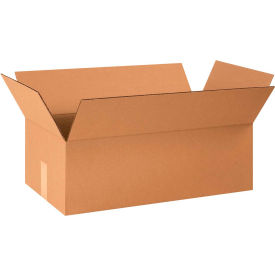 Cardboard Corrugated Boxes, 24"L x 12-1/2"W x 8"H, Kraft