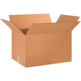 Cardboard Corrugated Boxes, 24"L x 16"W x 14"H, Kraft