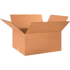 Cardboard Corrugated Boxes, 24"L x 20"W x 12"H, Kraft