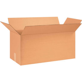 Long Cardboard Corrugated Boxes, 26"L x 12"W x 12"H, Kraft