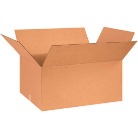 Cardboard Corrugated Boxes, 26"L x 18"W x 12"H, Kraft