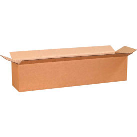 Long Cardboard Corrugated Boxes, 28"L x 6"W x 6"H, Kraft