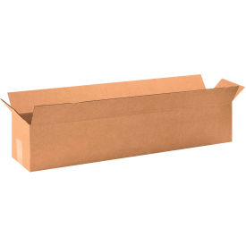 Long Cardboard Corrugated Boxes, 32"L x 6"W x 6"H, Kraft