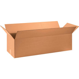 Long Cardboard Corrugated Boxes, 36"L x 12"W x 10"H, Kraft