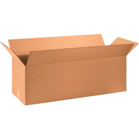 Long Cardboard Corrugated Boxes, 36"L x 12"W x 12"H, Kraft