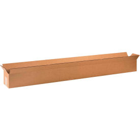 Long Cardboard Corrugated Boxes, 48"L x 4"W x 4"H, Kraft