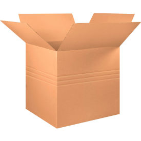 Multi Depth Cardboard Corrugated Boxes, 36"L x 36"W x 36"H, Kraft