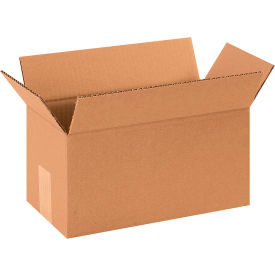 Heavy Duty Cardboard Corrugated Boxes, 12"L x 6"W x 6"H, Kraft