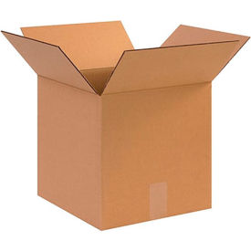 Heavy Duty Cardboard Corrugated Boxes, 12"L x 12"W x 12"H, Kraft