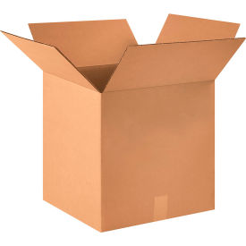 Heavy Duty Cardboard Corrugated Boxes, 16"L x 16"W x 16"H, Kraft