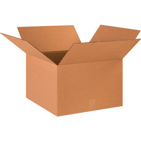 Heavy Duty Cardboard Corrugated Boxes, 18"L x 18"W x 12"H, Kraft
