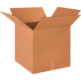 Heavy Duty Cardboard Corrugated Boxes, 18"L x 18"W x 18"H, Kraft