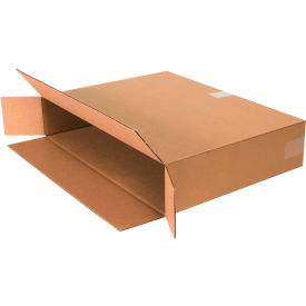 Side Loading Cardboard Corrugated Boxes, 24"L x 5"W x 18"H, Kraft