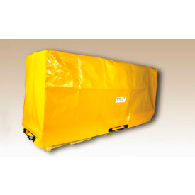 HDPE Spill Containment Cover for 4-Drum In-Line Poly Spillpallet 3000 / 99-1/2"Lx33/4"Wx43"H
