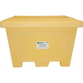 Plastic Outdoor Storage Tote, 35-1/2"L x 45"W x 30-13/32"H, 500 lb. Capacity, Yellow
