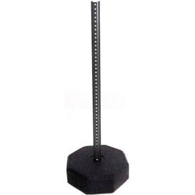 Octagon Sign Base 60 Lbs, w/ U-Channel Adaptor & 5' U-Channel Post