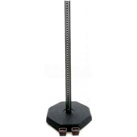 Octagon Sign Base 60 Lbs with Wheels and U-Channel Adaptor - 4' U-Channel Post