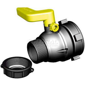 S75x6 Female Buttress x 2" Male NPT Pipe Thread IBC Valve