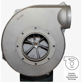 Aluminum TEFC Blower, 3 HP, Single Phase, CCW, Top Horizontal, 1575 CFM