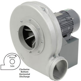 Explosion Proof Blower 1 HP, Single Phase, CW, Bottom Horizontal, 865 CFM