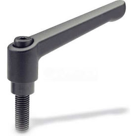 Zinc Die Cast Adjustable Lever with Steel Components 1/4-20 x 1.26 Stud 1.77"L