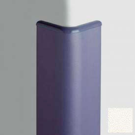 Surface Mounted Corner Guard Bullnose 90 degrees, 3 inch Wings, 4 feet High White