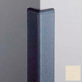 Surface Mounted Corner Guard 90 degrees, 2'' Wings, 4'H with Caps, Eggshell