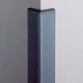 Surface Mounted Corner Guard 90°, 2'' Wings, 4'H W/Caps, Silver Gray