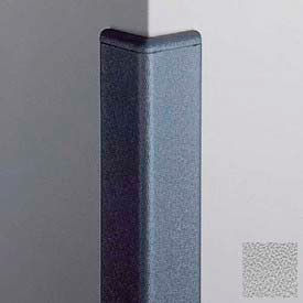 Surface Mounted Corner Guard 90 Degrees, 2'' Wings, 4 Feet Height with Caps, Pearl Gray
